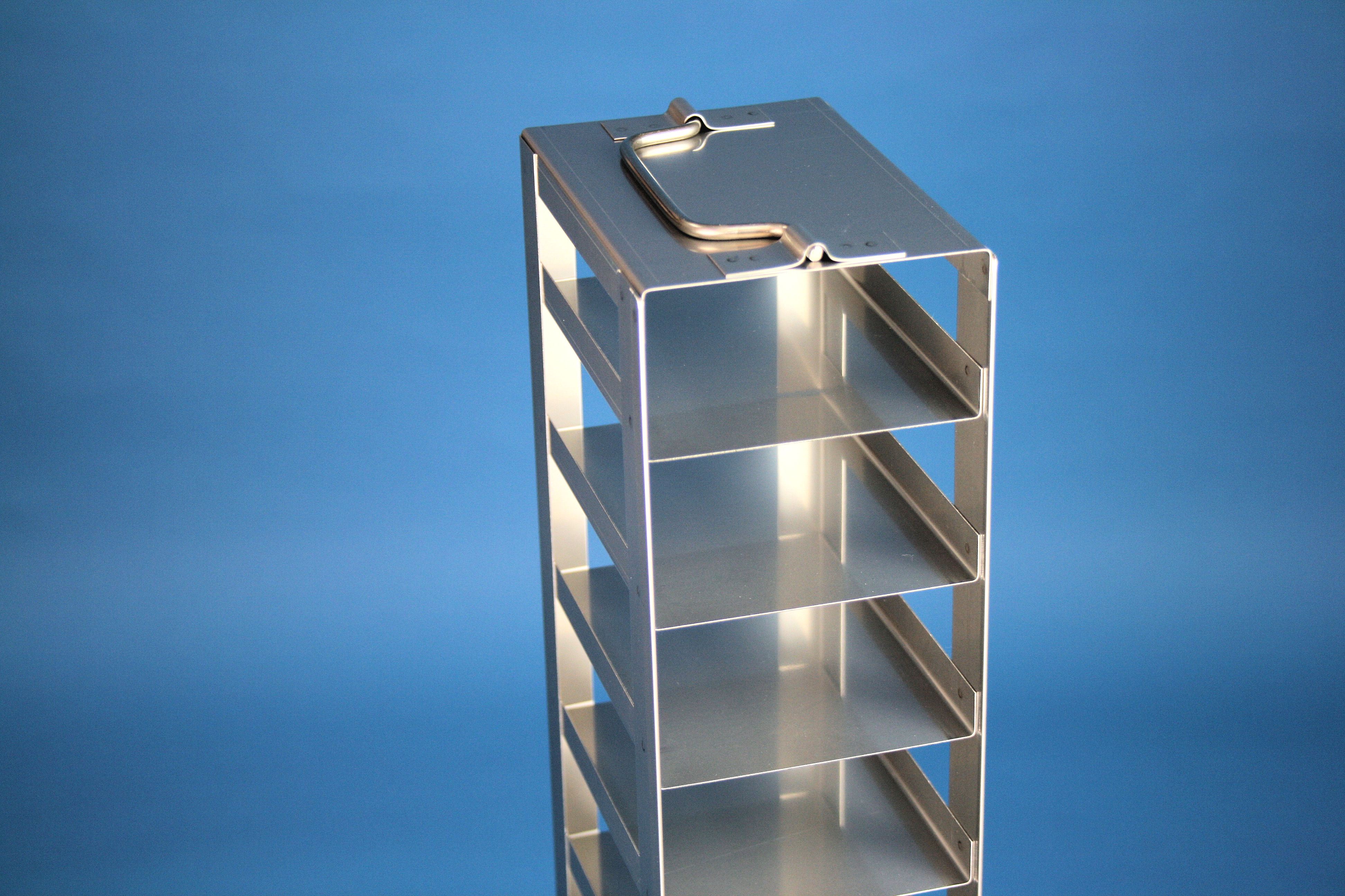 Mikrotiter lodret reol, for 16 plader, 45mm