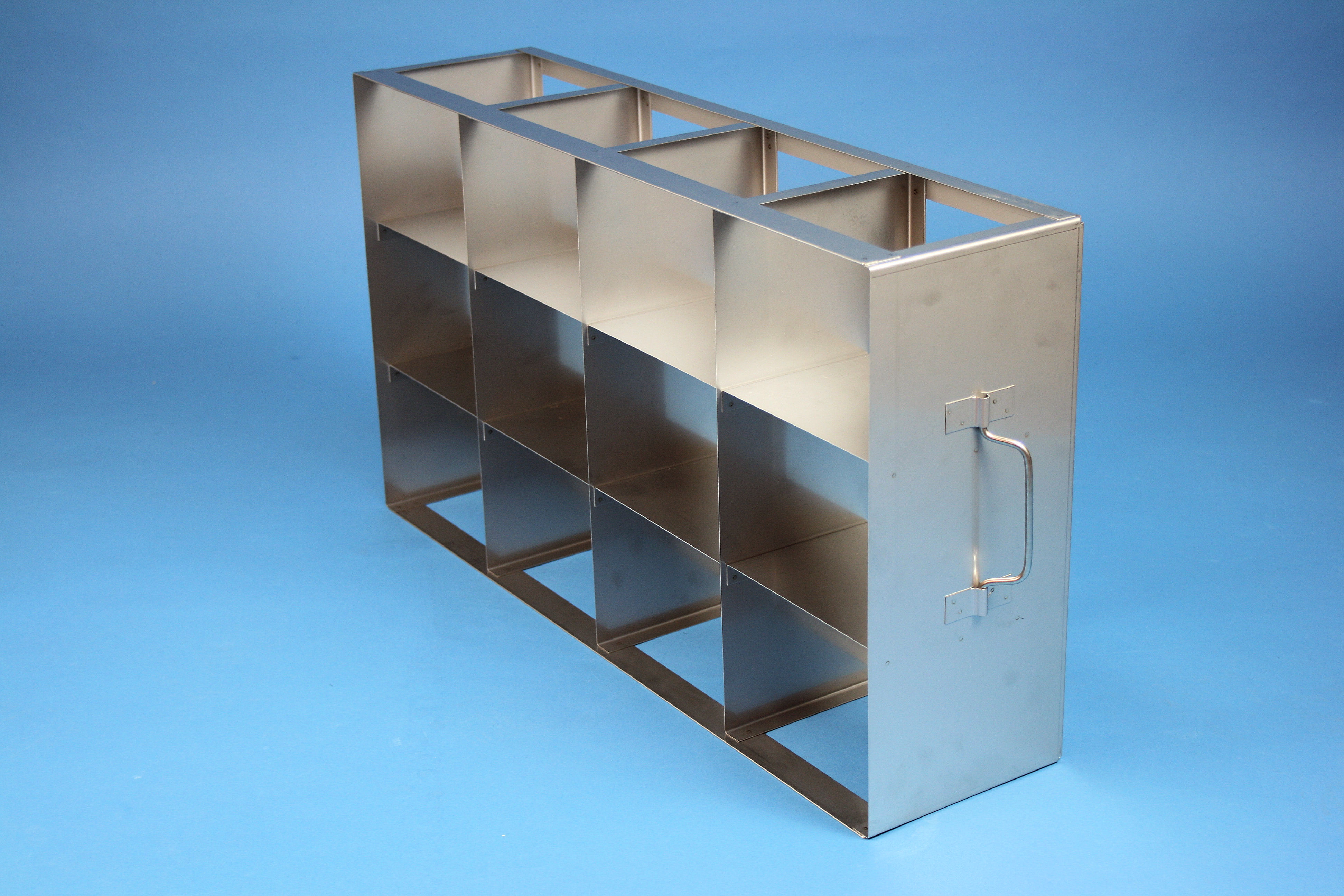 ALPHA vandret reol 100, for 12 boxe, 103mm