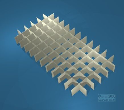 ALPHA L, 6x12 pos. indd., 25mm, fiber, 21mm, 10stk