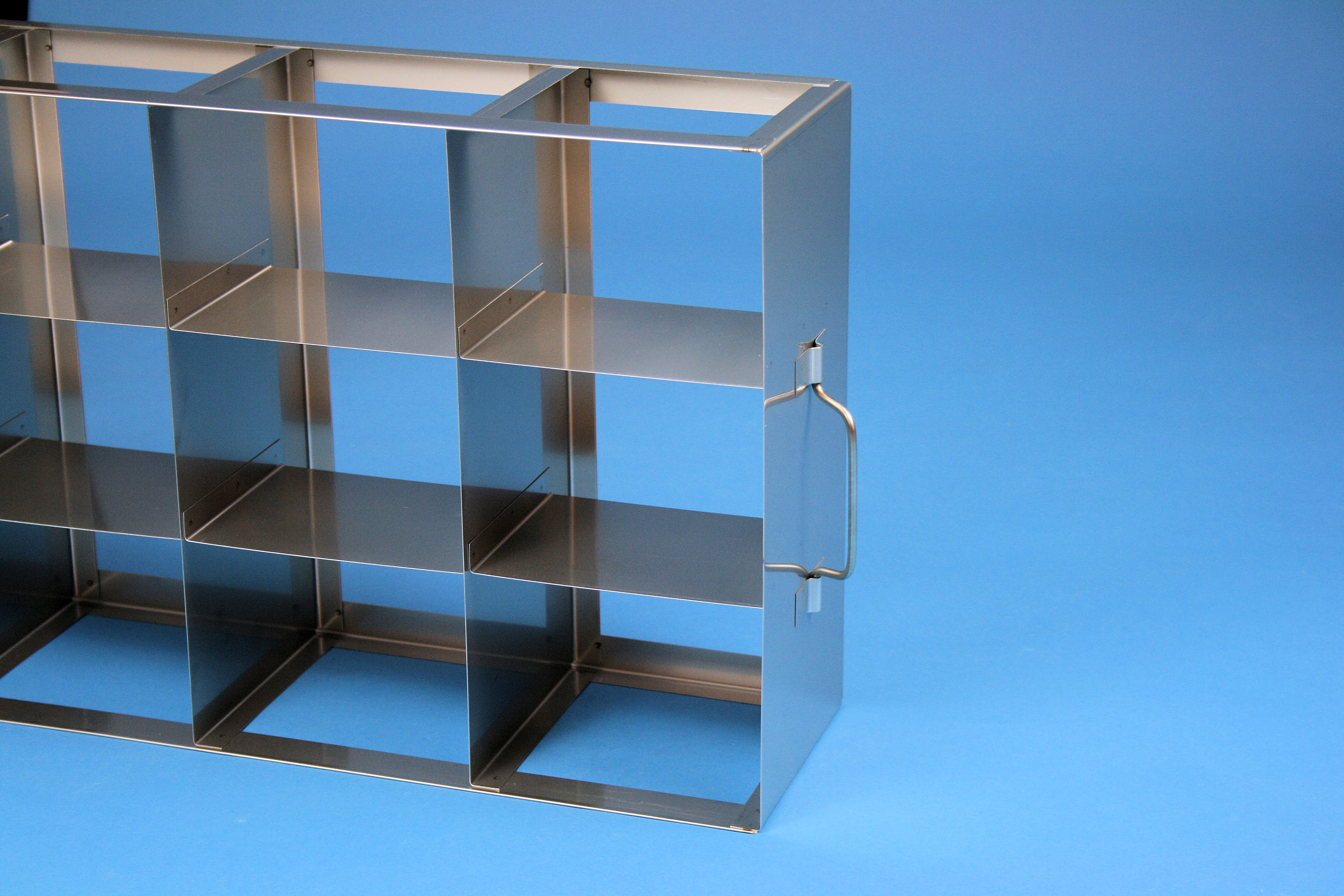 ALPHA vandret reol 100, for 9 boxe, 103mm