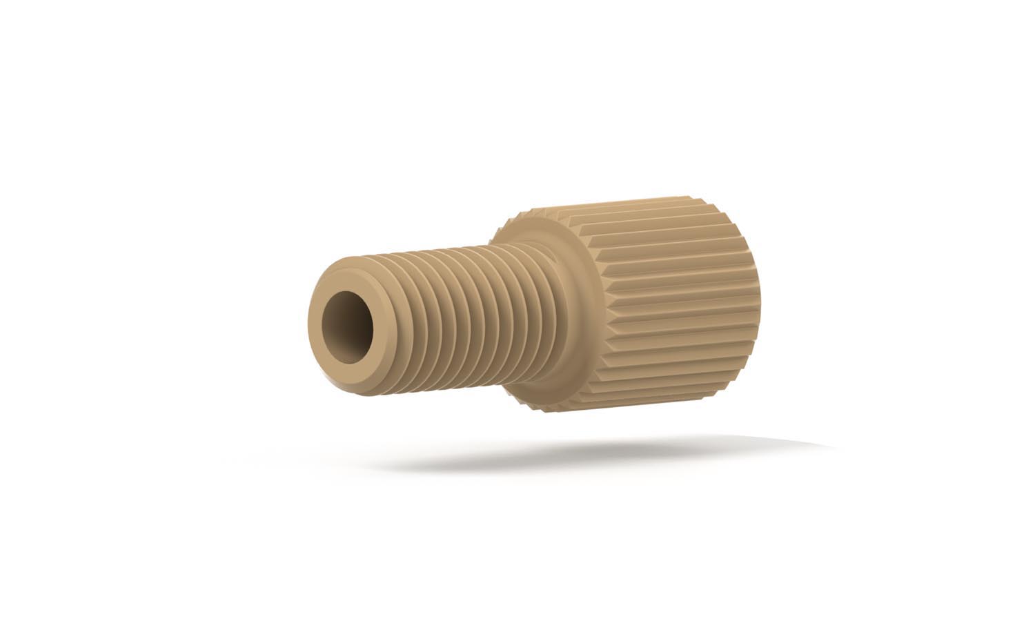 Skrue Super Flangeless, PEEK, 1/8", 10stk