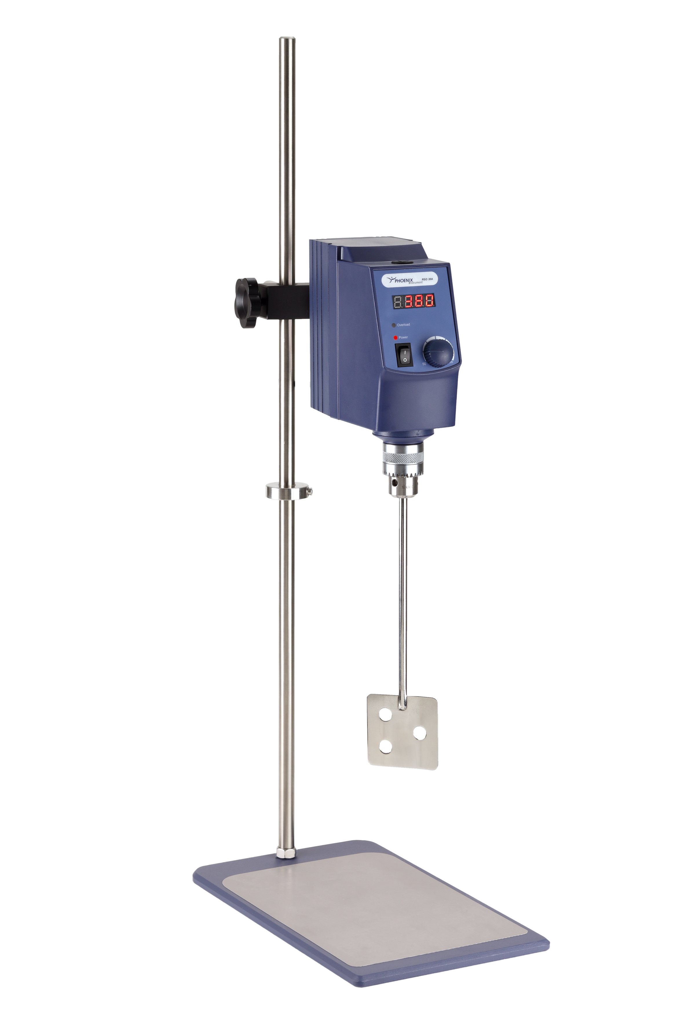 Analog overhead stirrer w/digital display, 20 l