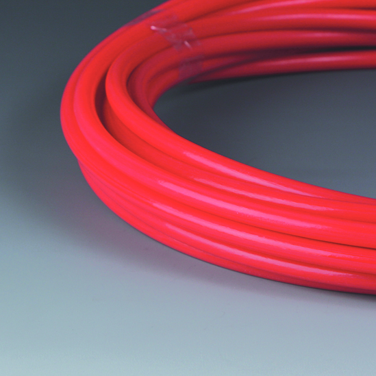 Slange, PTFE, o.d. 6mm, i.d. 4mm, rød