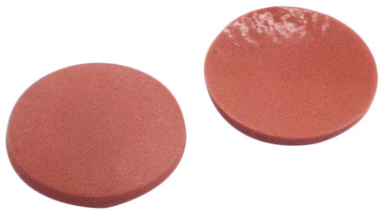 Septa 9,5mm, Gummi/TEF, 1,0mm, 60S, 1000stk