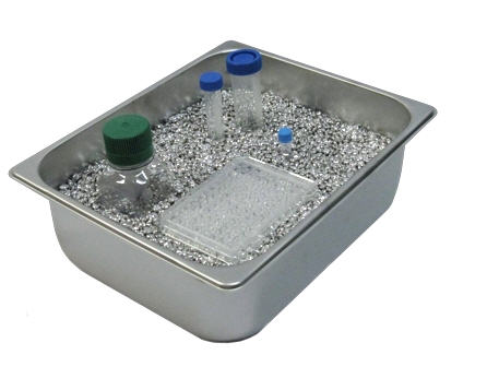 Lab Armor StayTemp Tray with  Beads, 1 L