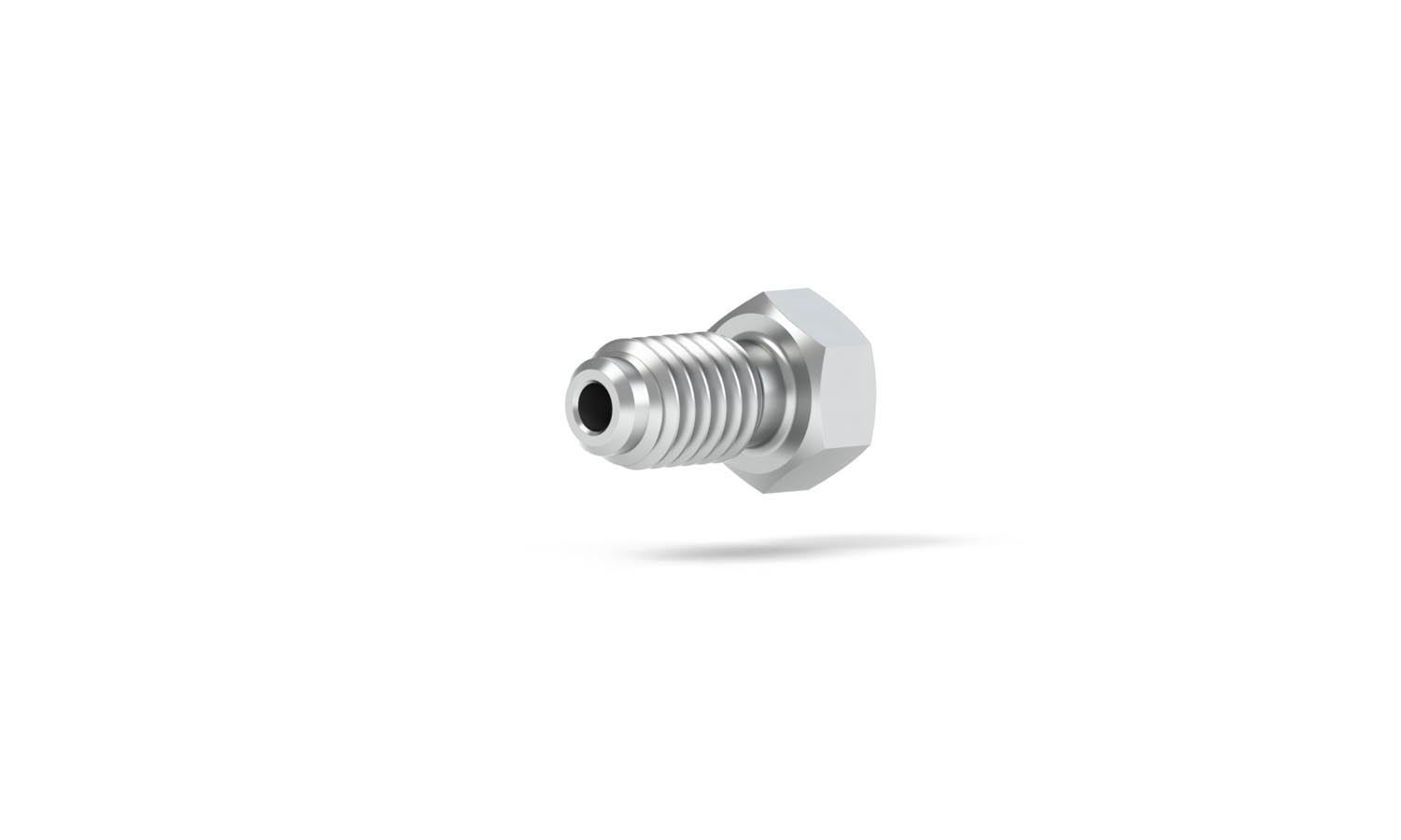 Compression screw, SS, 1/16", Valco