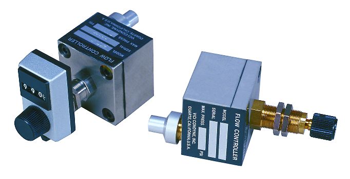Flow controller M202, standard knob, 1/8"NPT, adju
