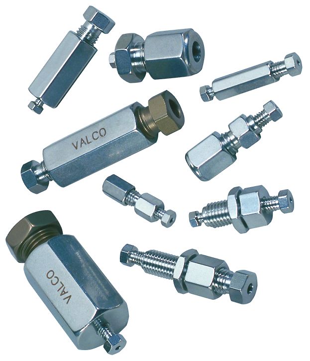 Filter union 1/16", 0,75mm bore, pr. 2um frit, SS