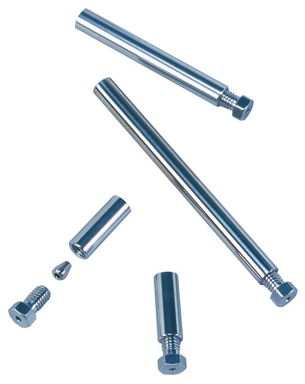 Tube adaptor 1/4"x1/16", 2,8" (71,12mm), 1/16", SS