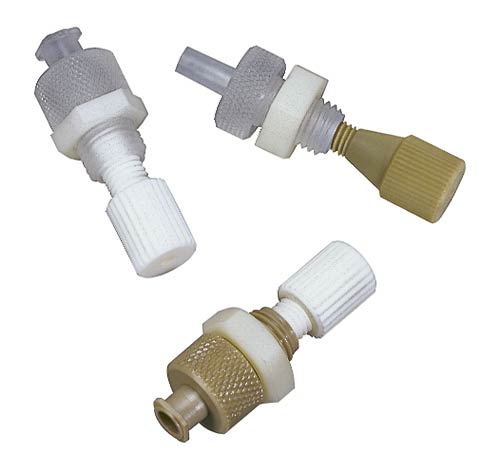 Cheminert luer adapter b-h union, CTFE, F luer-10-