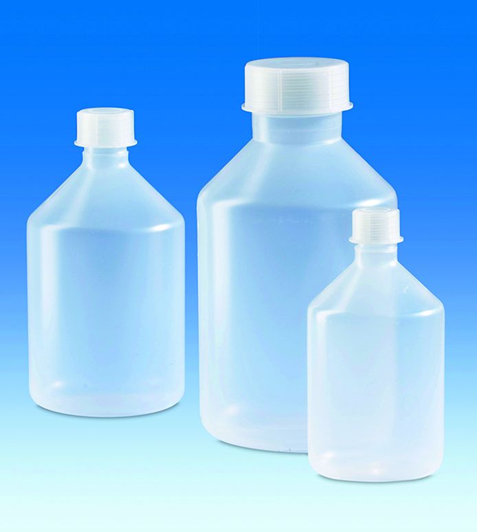 Bottle PP, wide neck, 2000ml, w/PP cap GL63, 6pcs