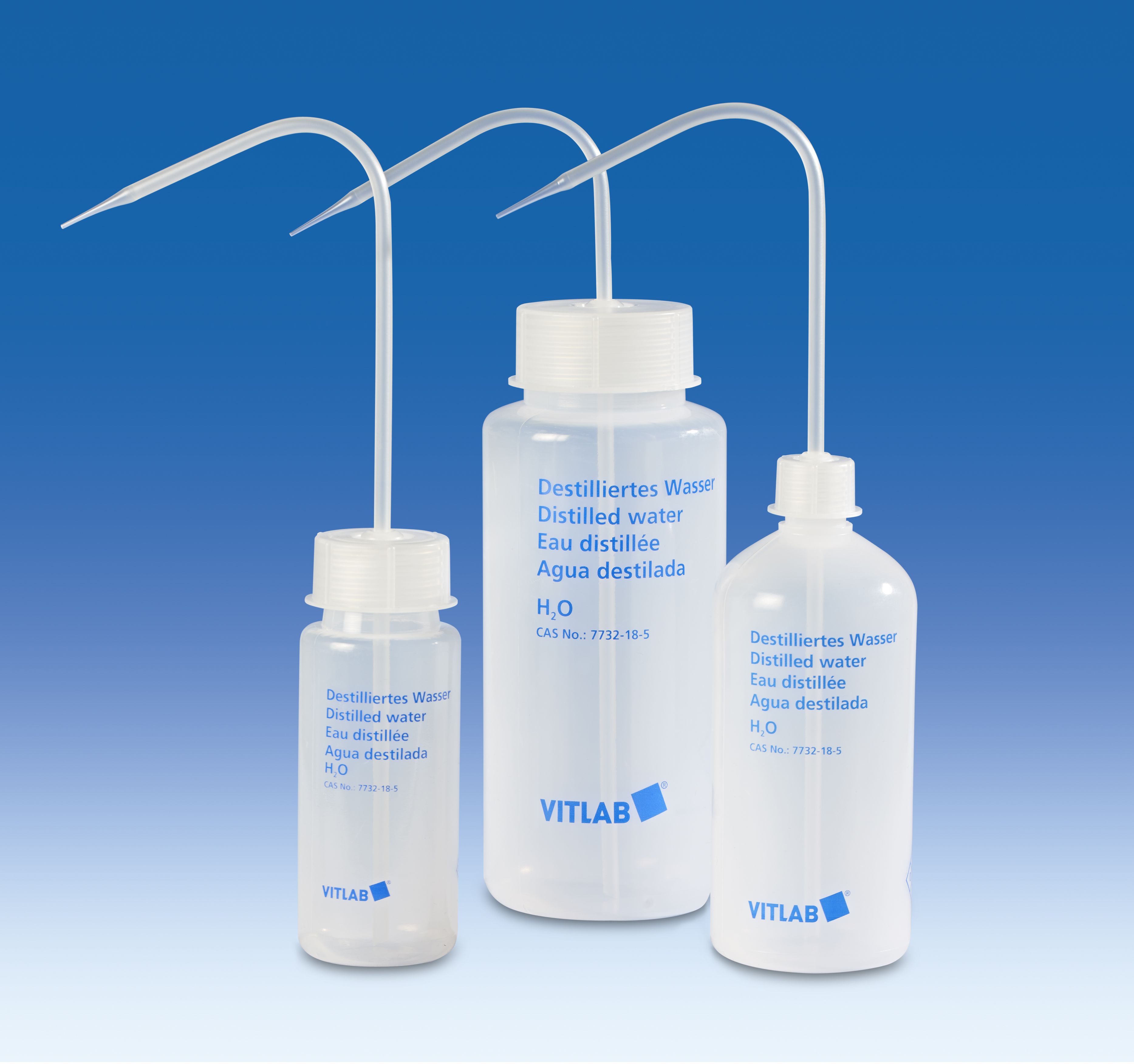 Sprøjteflaske, PE-LD, Distilled Water, 250ml, 12st