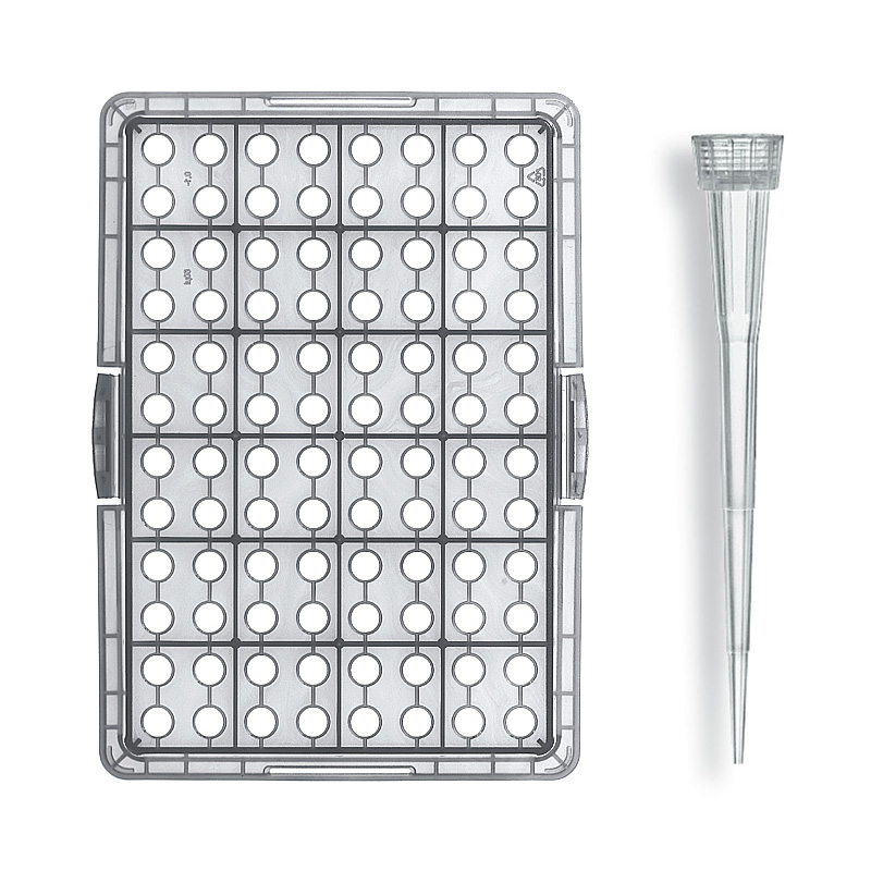 Pipettespids,  PP, 0,5Í20 ul, 5 x 96 stk