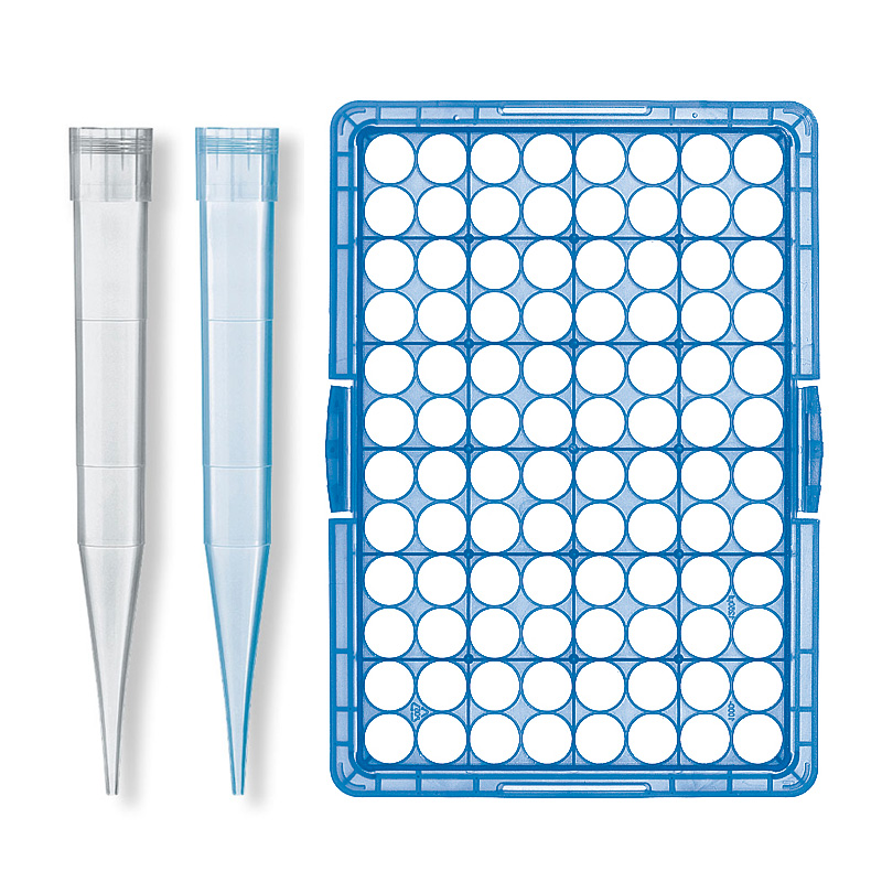 Pipettespids, PP, std., blå, 50-1000ul, 2x500