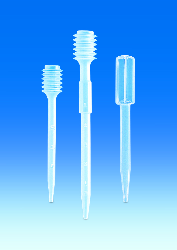 Dropping pipetter, PE-LD, int. bælg, 1,5ml, 100stk