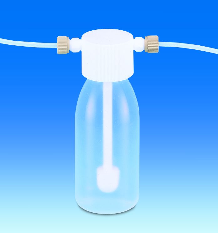 Gasvaskeflaske, PFA, 250ml