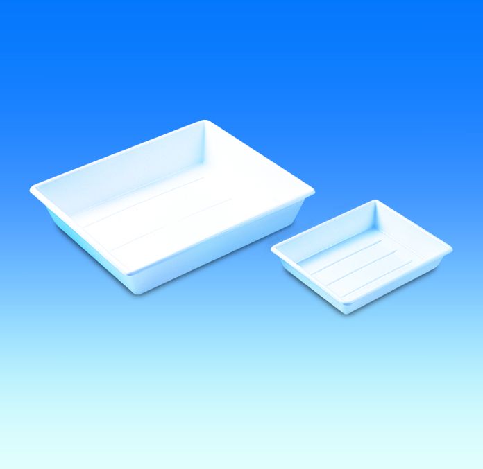 Laboratory tray, PP, indv. bund 180x240mm