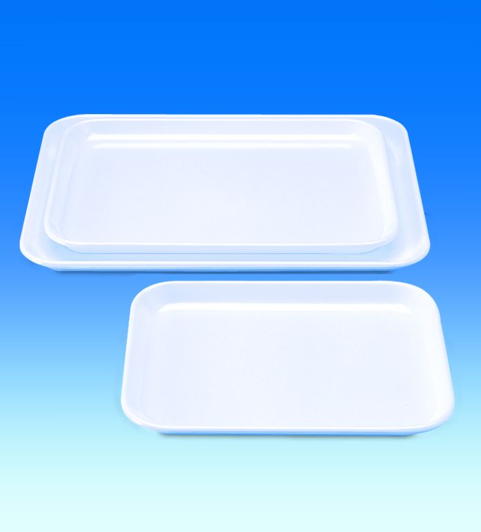 Instrumentbakke, MF, hvid, 190x150x17mm, 5stk