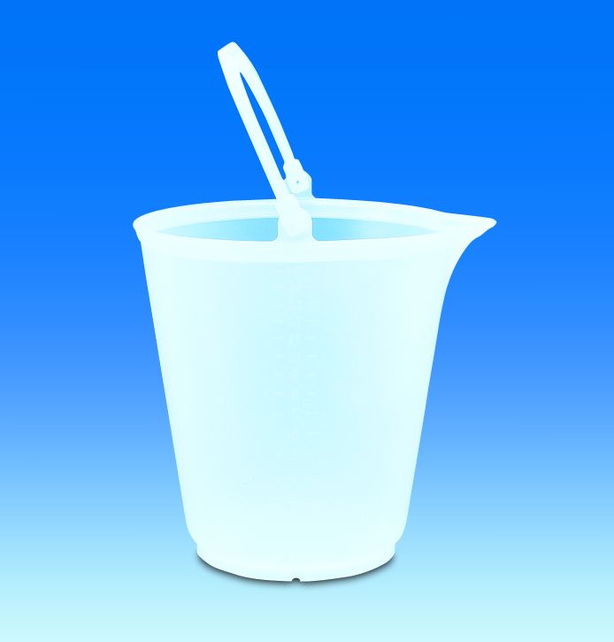 Spand hældetud, PP, trsp., u. låg, 12 l