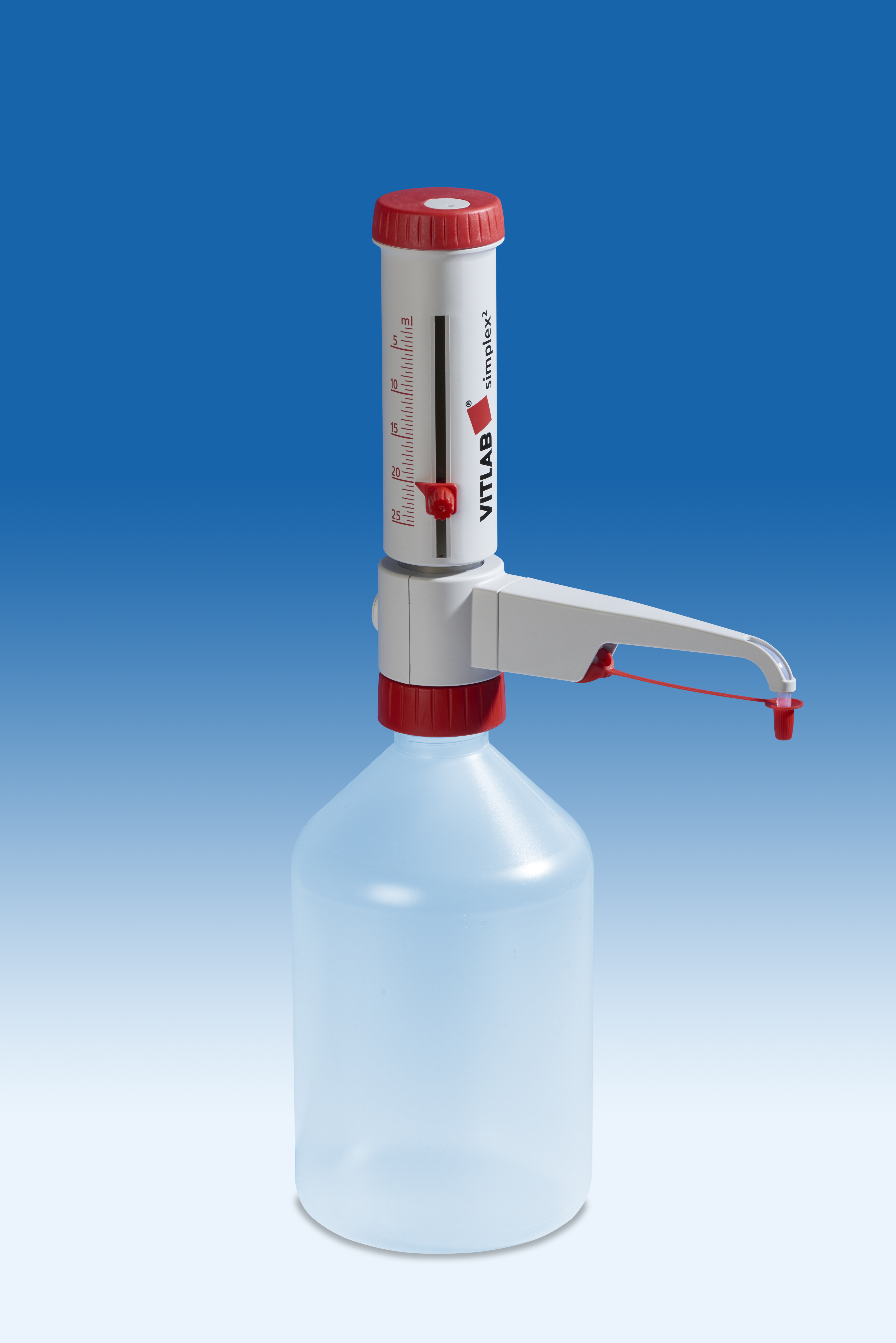 Dispenser VITLAB® simplex², 0,2-2,0ml, DE-M mærket