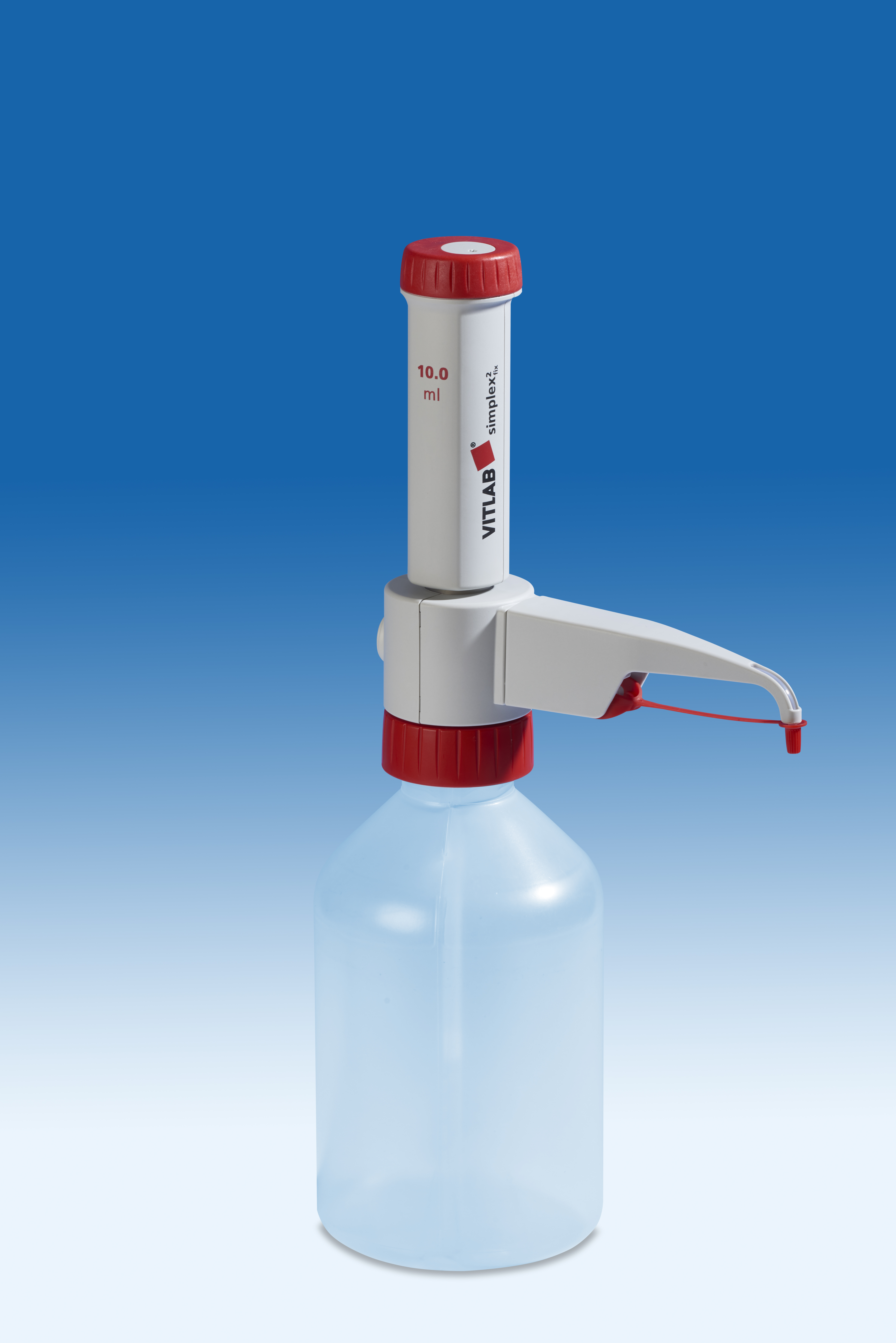 Dispenser VITLAB® simplex² fix, fast volume: 1,0ml