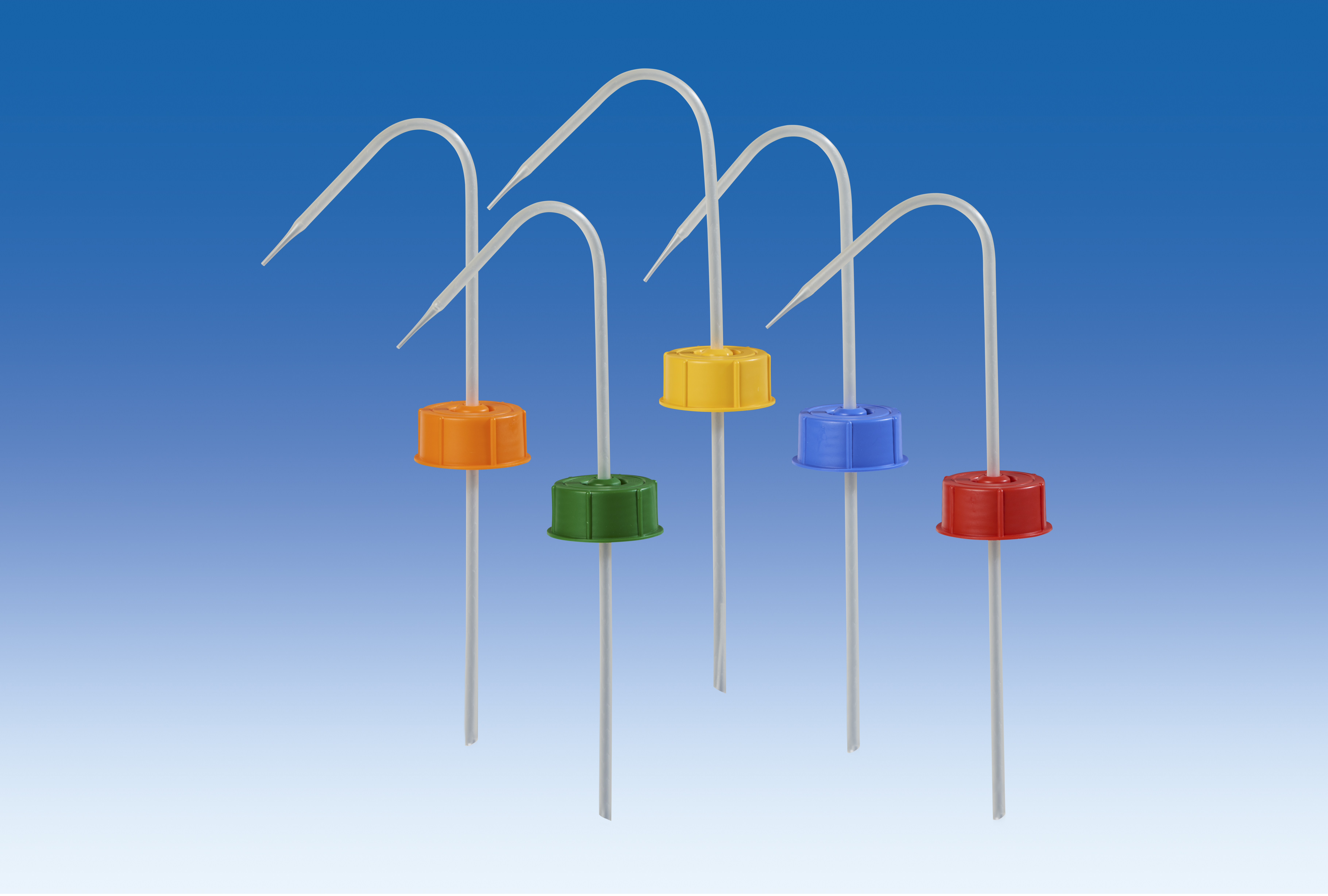 Sprøjteflaskelåg, PP, blå, GL45, f. 250ml, 12stk