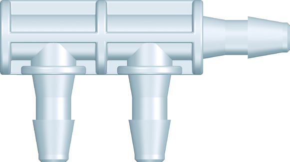 Slangesamler, F, S-200 2,4mm, PP