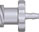 Luer lock female - 1,6 mm tube fitting, nylon