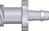 Slangestuts, hun luer lock SB til S-500 3,2mm, PP