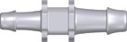 Tube connector reduction 8,0 mm - 6,4 mm, nylon