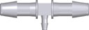 Tube connector T 6,4 mm - 2,4 mm, PP