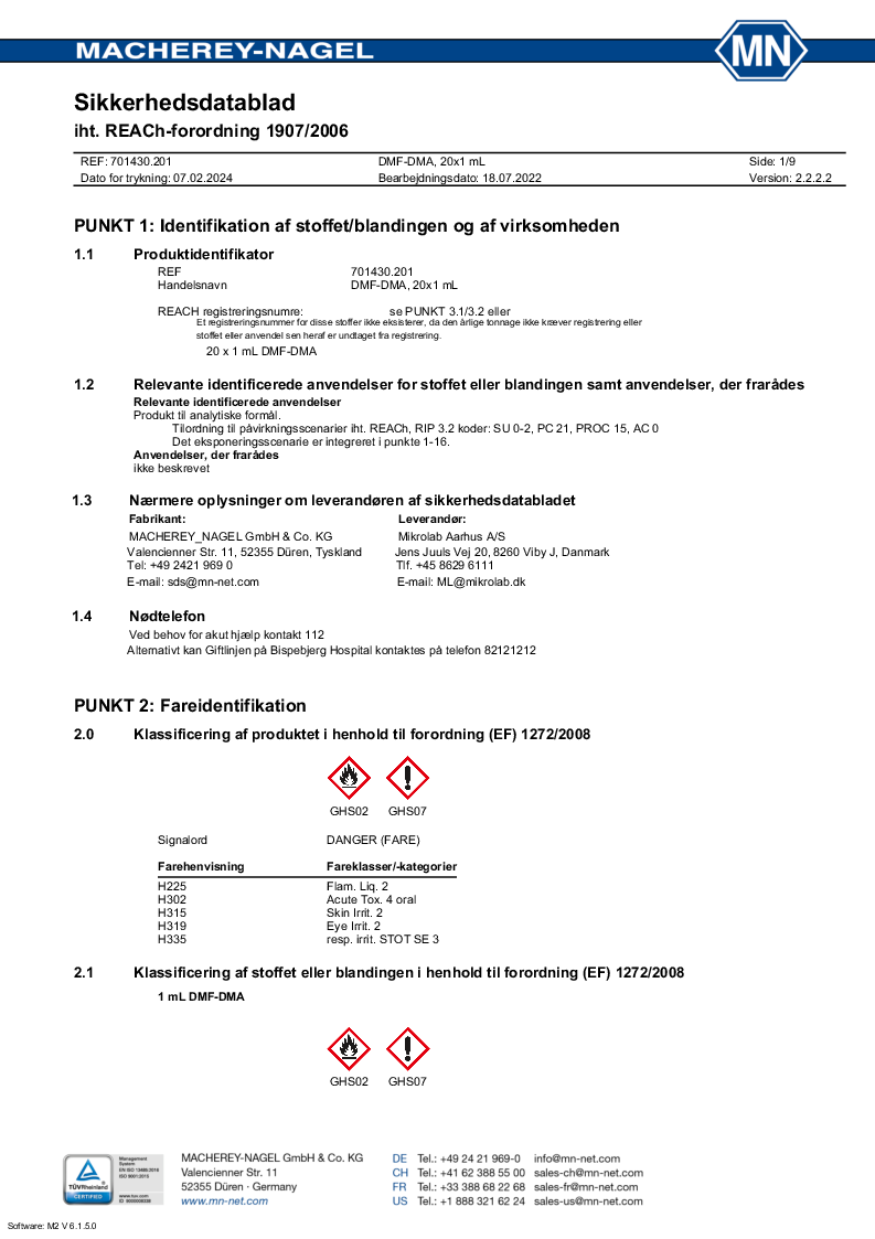 

Methylation reagent DMF DMA, 20x 1ml

