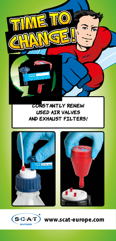 

SCAT Time to change   Change advice   Air valves and exhaust filters

