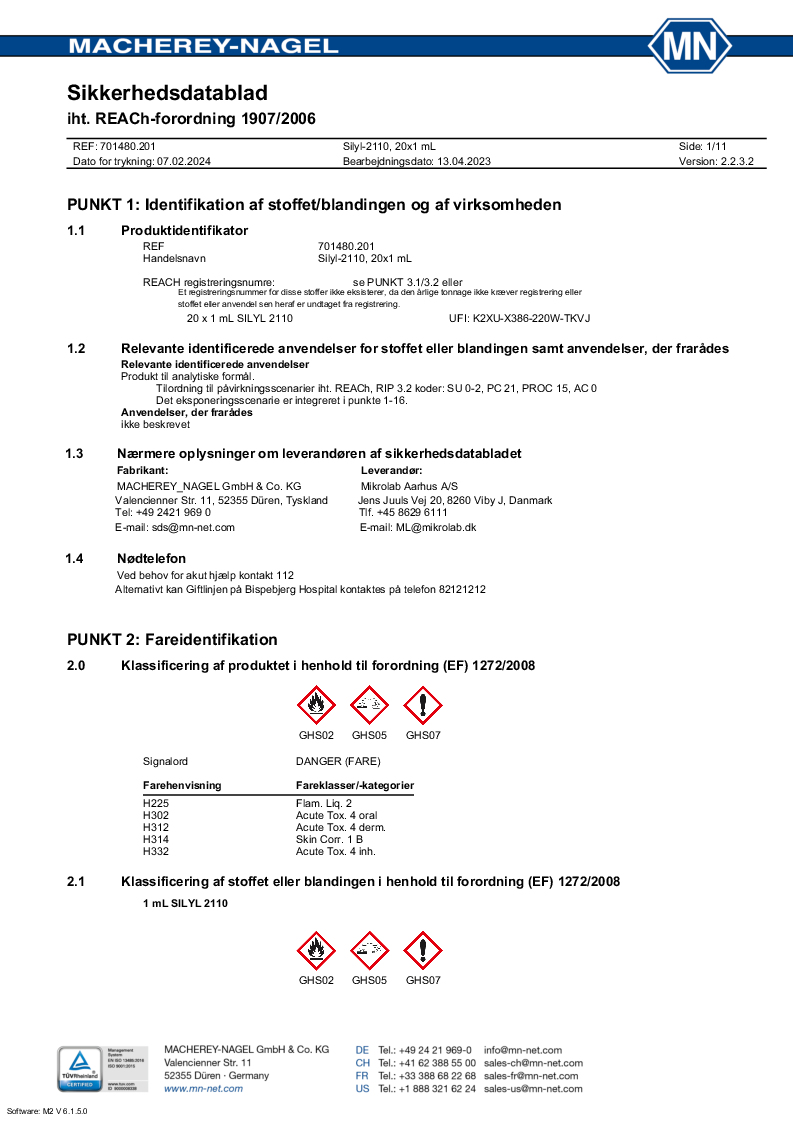 

Silyleringsreagens Silyl 2110, 20x 1ml

