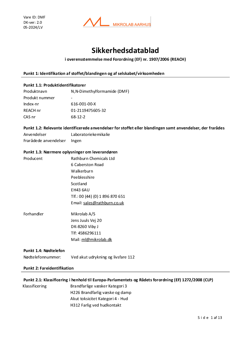 

NN Dimethylformamide

