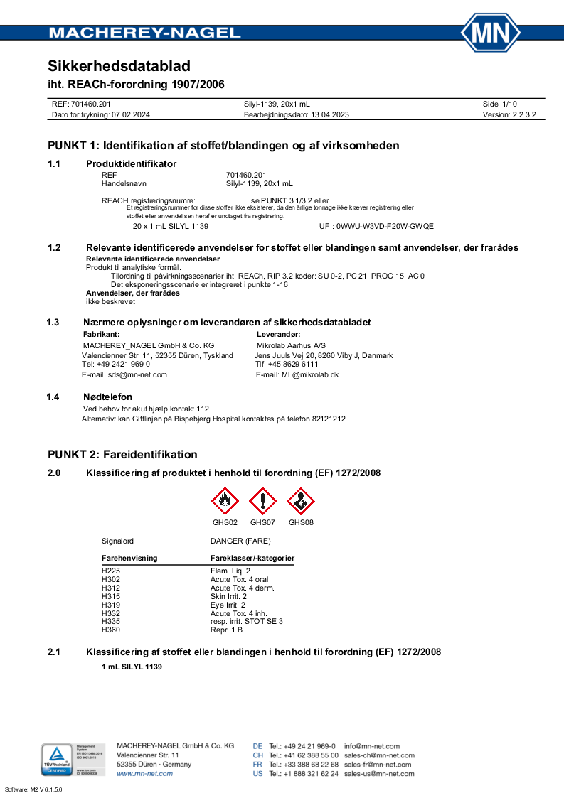 

Silylation reagens silyl 1139, 20x1ml


