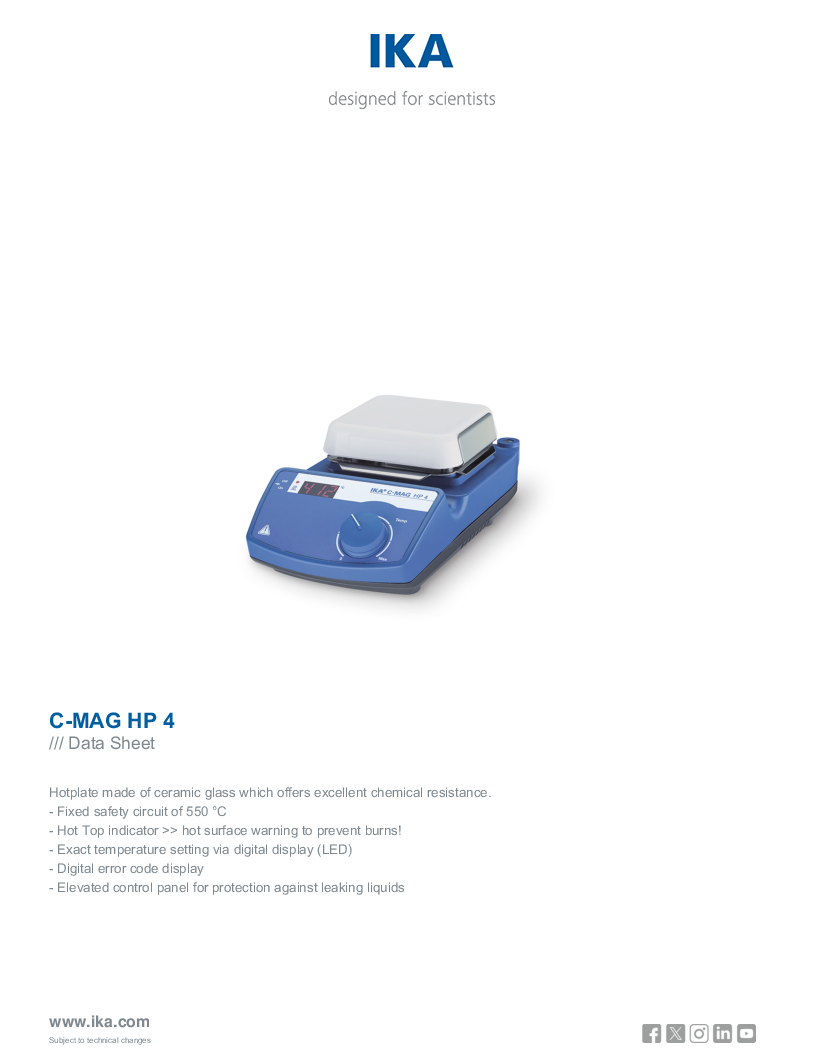 

Data Sheet C MAG HP 4

