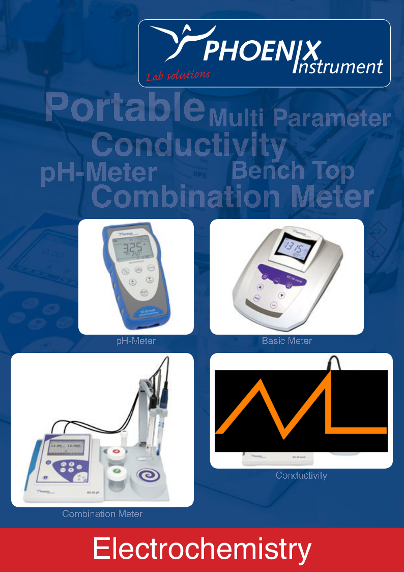 

Phoenix Electrochemistry   pH, Cond., Multi ML

