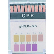 Testpapir pH 5.0 - 6.6 blok strimler str. 7 x 70 mm