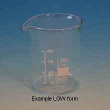Beaker 2000 ml low shape - graduated
