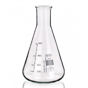 Erlenmeyer flask 100 ml narrow neck - graduated