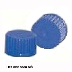 Screw cap PP, GL45 red