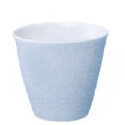 Porcelænsdigler 80 ml ø top 60 mm højde 48 mm