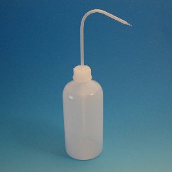 Wash bottles 500 ml with imprint 'Isopropanol', Yellow, GL25