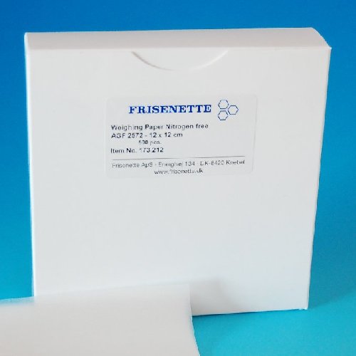 Weighing Paper Nitrogen free AGF 2572 - 12 x 12 cm