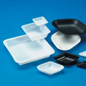 Vejebåd PS 5 ml rhombeformet sort 31 x 53 x 5.3 mm. Antistatisk 