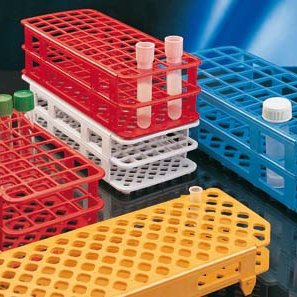 Rack for 100 micro tubes blue 262 x 108 x 45 mm