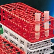 Rack for 60 pcs. 16 mm tubes red 246 x 104 x 70 mm