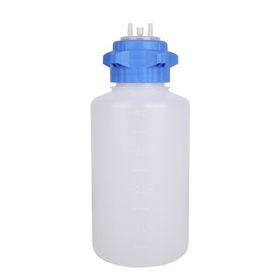 Heavy Duty PP Waste Bottle 4000 ml with Overflow Protection autoclavable