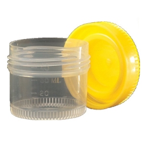 Container PP 40 ml screw cap with double sealing